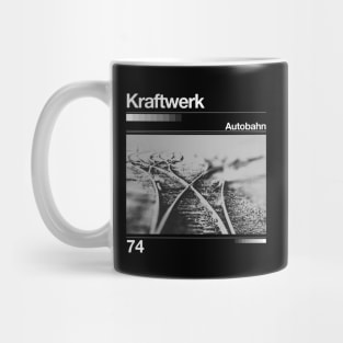 Kraftwerk - Autobahn // Artwork 90's Design Mug